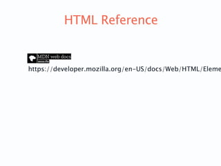 Introduction to HTML and CSS | PPTX