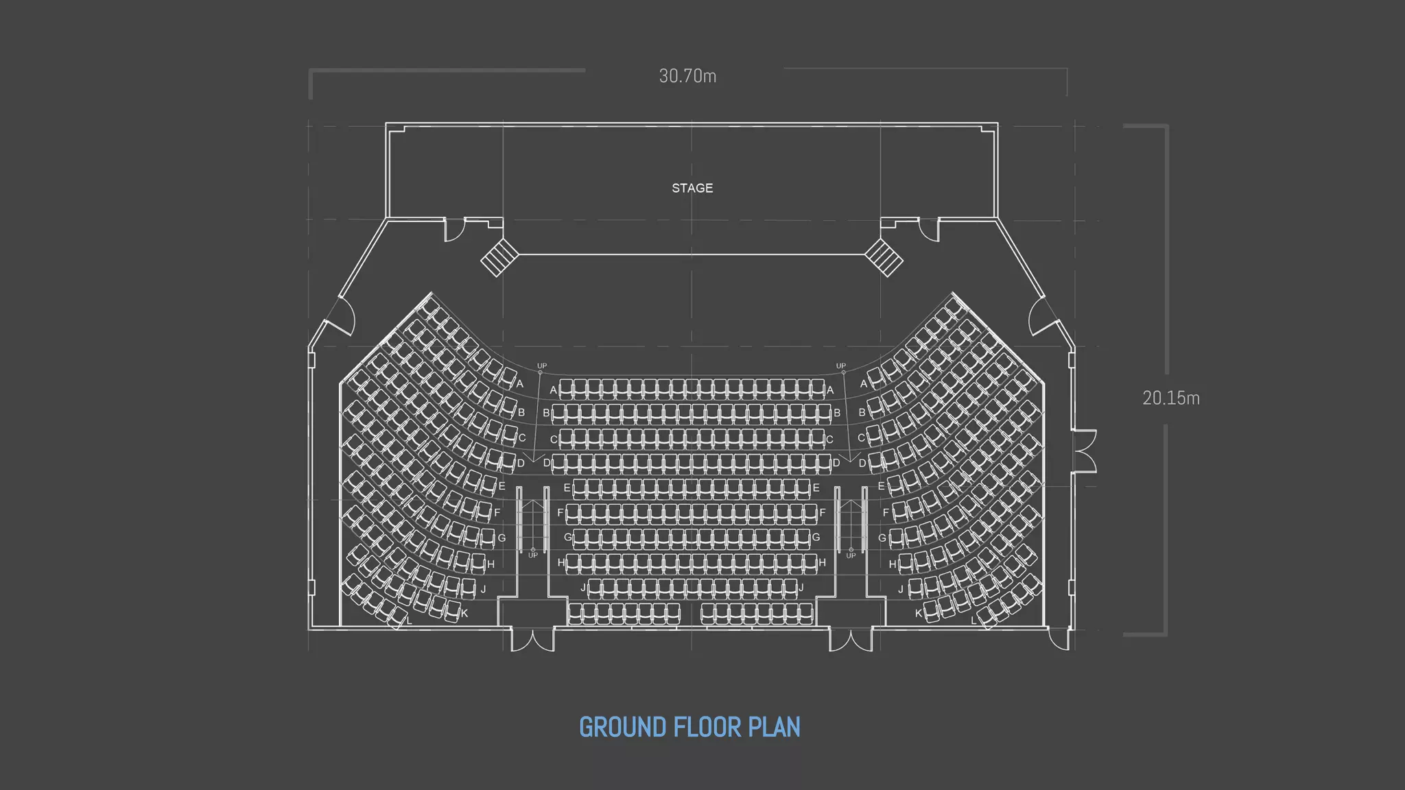 GROUND FLOOR PLAN
20.15m
30.70m
 