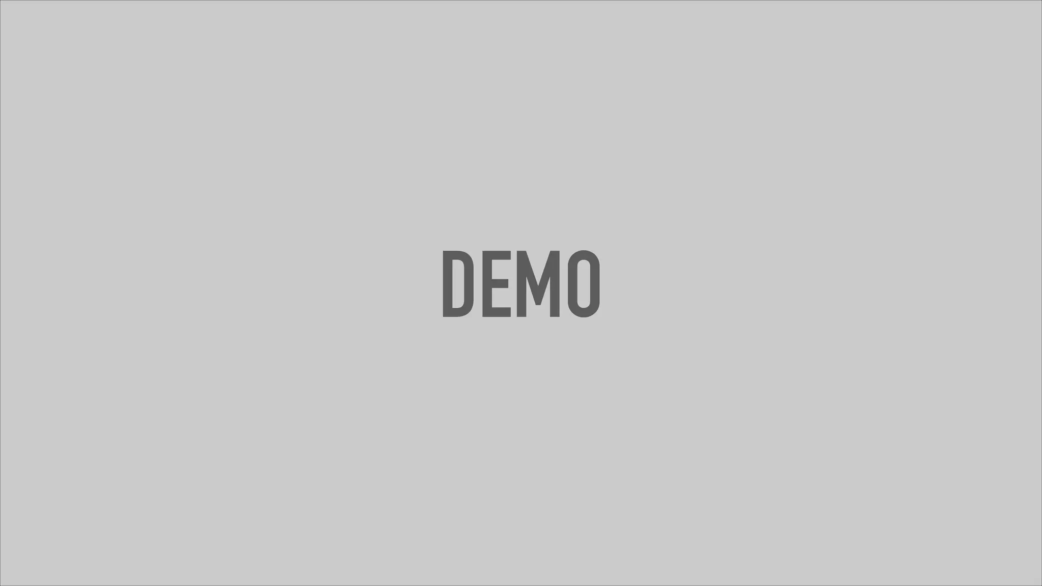 DEMO
 