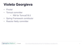 Reactive Applications on Apache Tomcat and Servlet 3.1 containers | PPTX