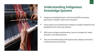 Valuing Indigenous Knowledge Systems in the Philippines for Sustainable ...