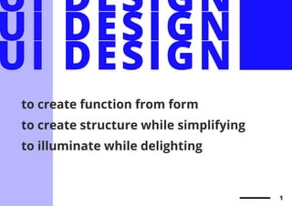 Main Gestalt principles for WEB design
