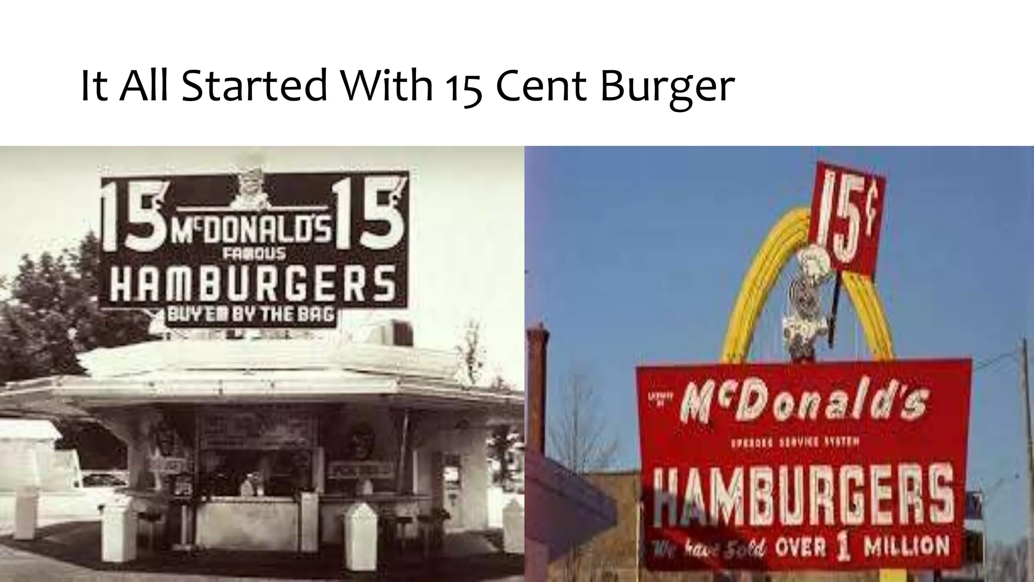 It All Started With 15 Cent Burger