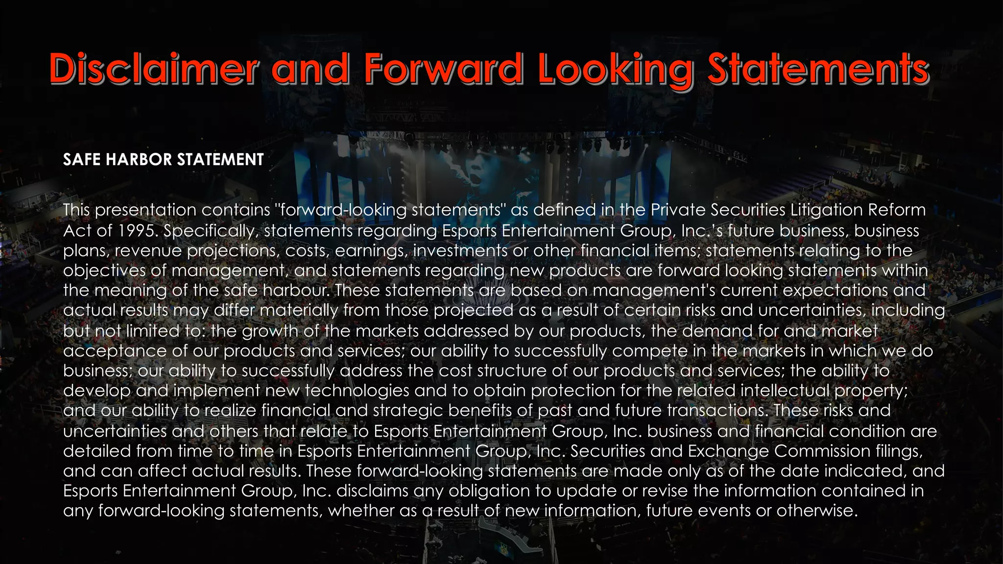 Esports Presentation | PDF