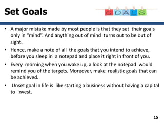 How to motivate yourself! Slide 15