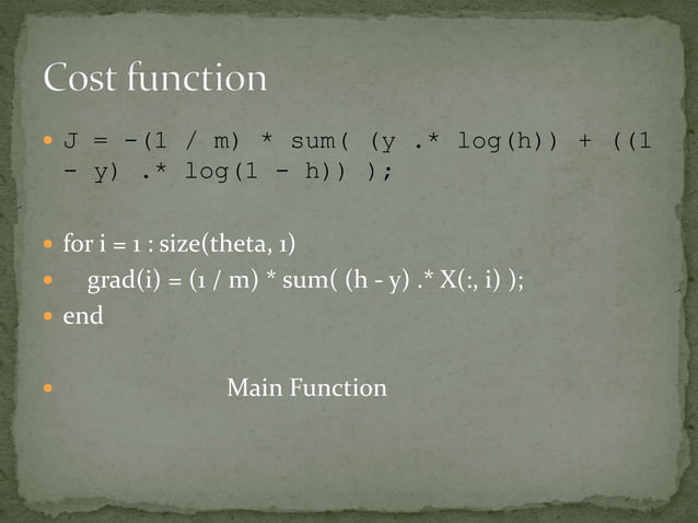 Exam Prediction Machine Learning Algorithm | PPT