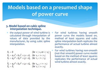 Wind Spline Example Wind power prediction Techniques | PDF