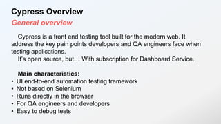 Web Automation Testing for developers? | PPTX