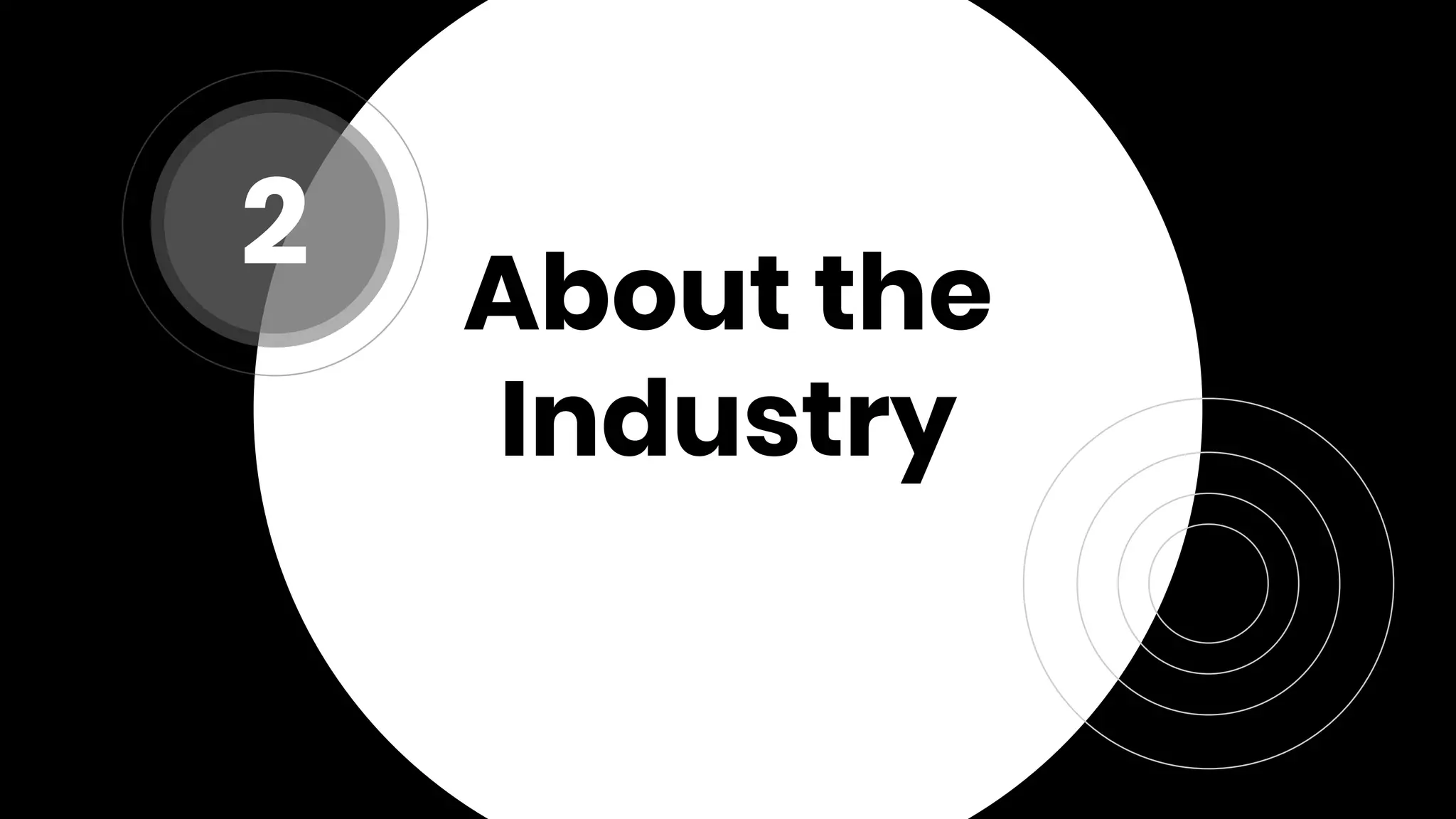 About the
Industry
2
 