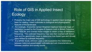 Gis Insect Geostatic Information System in Relation to Insects | PPTX