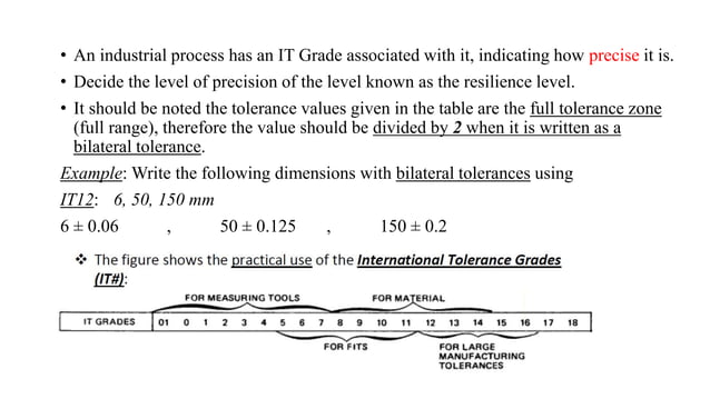 process capability and IT grades | PPTX