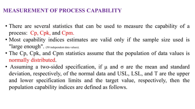 process capability and IT grades | PPTX