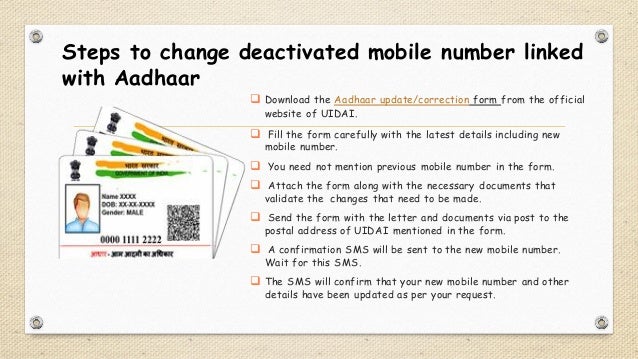 How To Change Aadhaar Details Without A Registered Mobile Number - !   aadhaar card offline 5 q