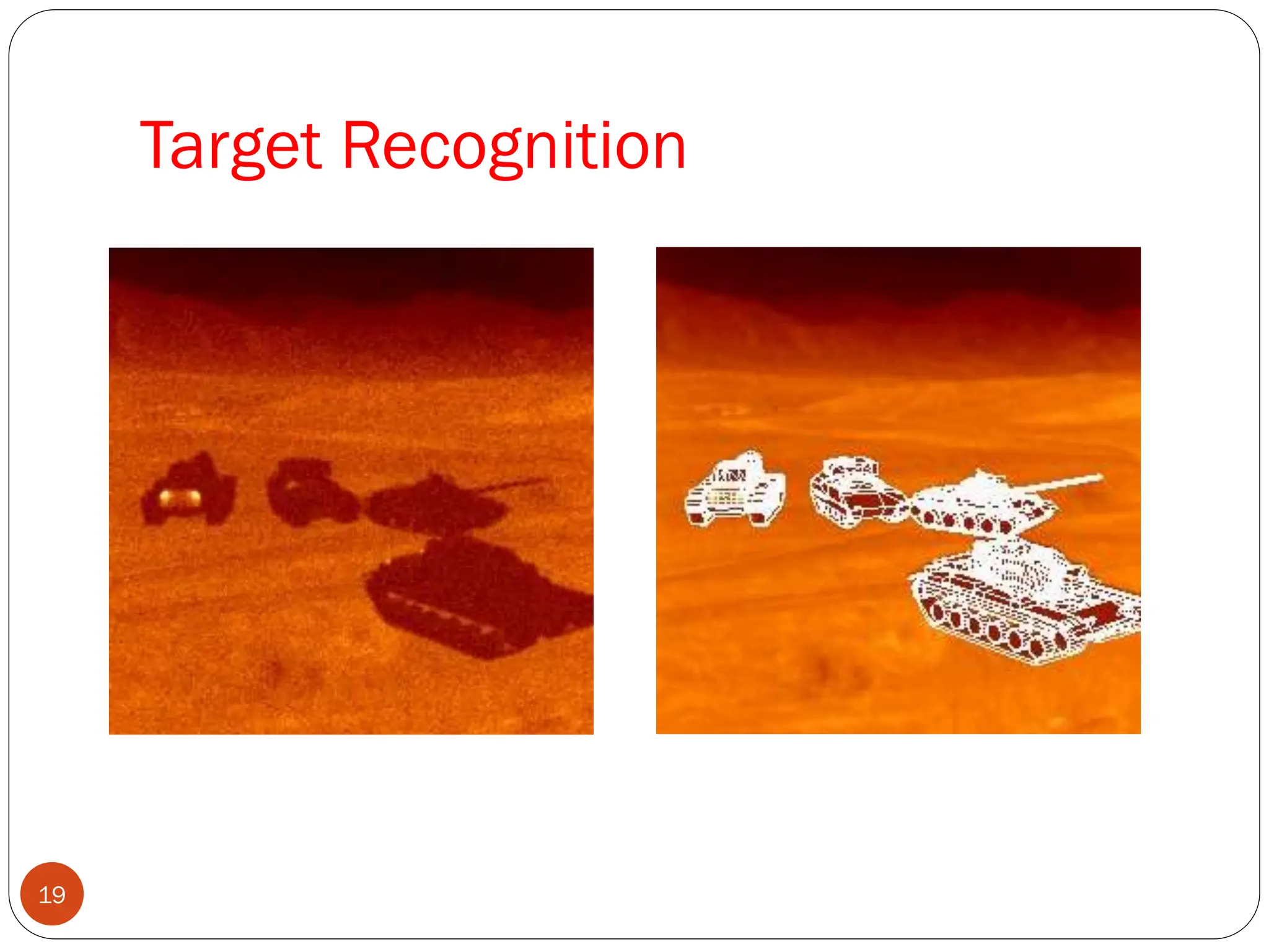 Target Recognition
19
 