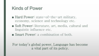 Language, Power, Identity & Global Politics | PPTX