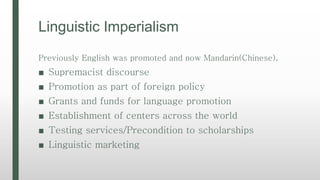 Language, Power, Identity & Global Politics | PPTX