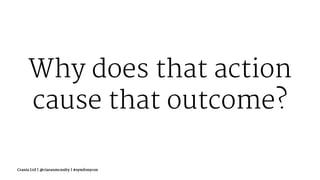 Why does that action
cause that outcome?
Crania Ltd | @ciaranmcnulty | #symfonycon
 