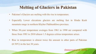 Effects of Climate Change on the Glaciers of Pakistan | PPTX