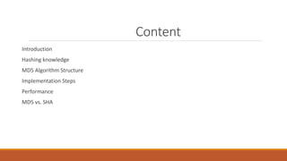 MD5 | PPTX | Computing | Technology & Computing