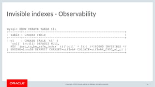 New index features in MySQL 8 | PDF