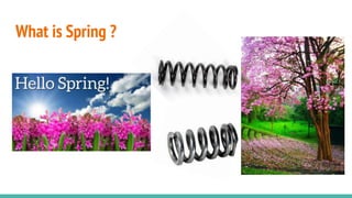 What is Spring ?
 