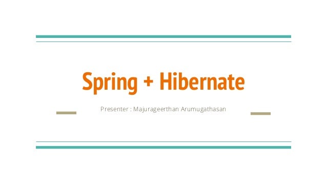 hibernate 5 spring