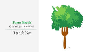 Thank You
Farm Fresh
Organically Yours!
 