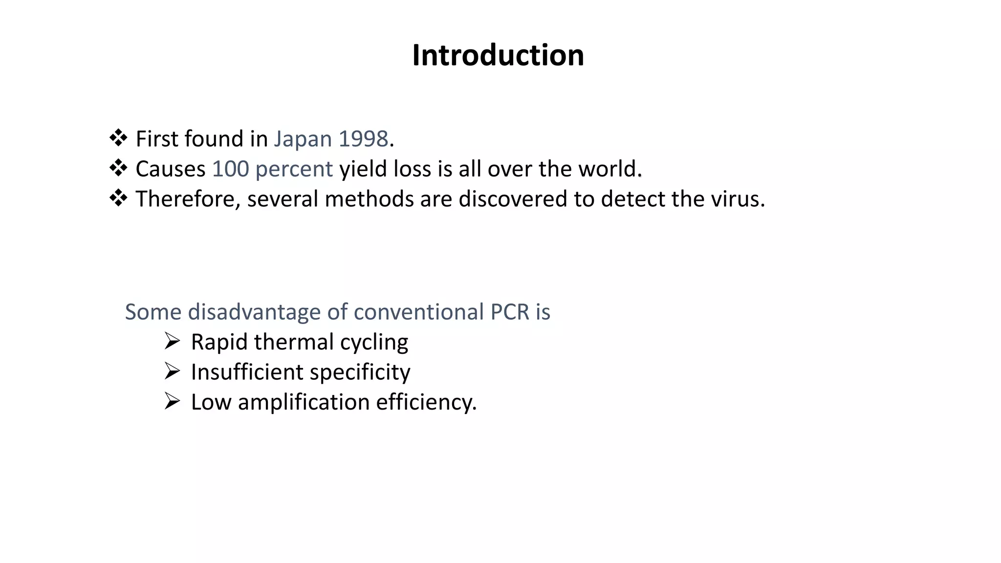 Loop Mediated Isothermal Amplification (LAMP) | PPTX