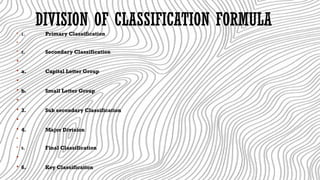 CHAPTER 5 CLASSIFICATION FORMULA CRIMNOLGY | PPTX