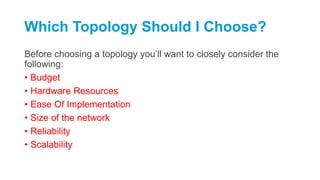 Should R Topolygy Network Topologies | PPTX