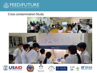 Salmonella and Staphylococcus contamination in pork and chicken in Cambodian markets