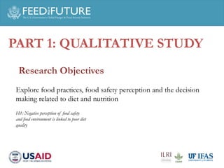 A household survey: Pork consumption practices and perception of food safety in Phnom Penh 