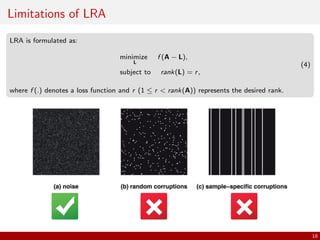 Robust Low-rank and Sparse Decomposition for Moving Object Detection | PDF