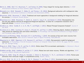 Robust Low-rank and Sparse Decomposition for Moving Object Detection | PDF