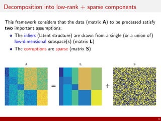 Robust Low-rank and Sparse Decomposition for Moving Object Detection | PDF