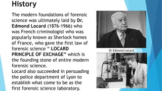 A complete review of Forensic Science and its various branches. | PPTX