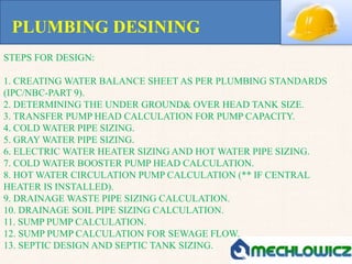 Presentation- HVAC & PLUMBING DESIGN | PPTX | Indoor Environmental ...
