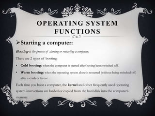 operating system | PPTX