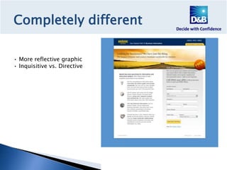  Too many calls to actionWhat about this? Cleaner look