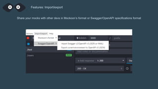 Mockoon Create Mock Apis In Seconds Ppt Mockoon Create Mock Apis In Seconds Ppt