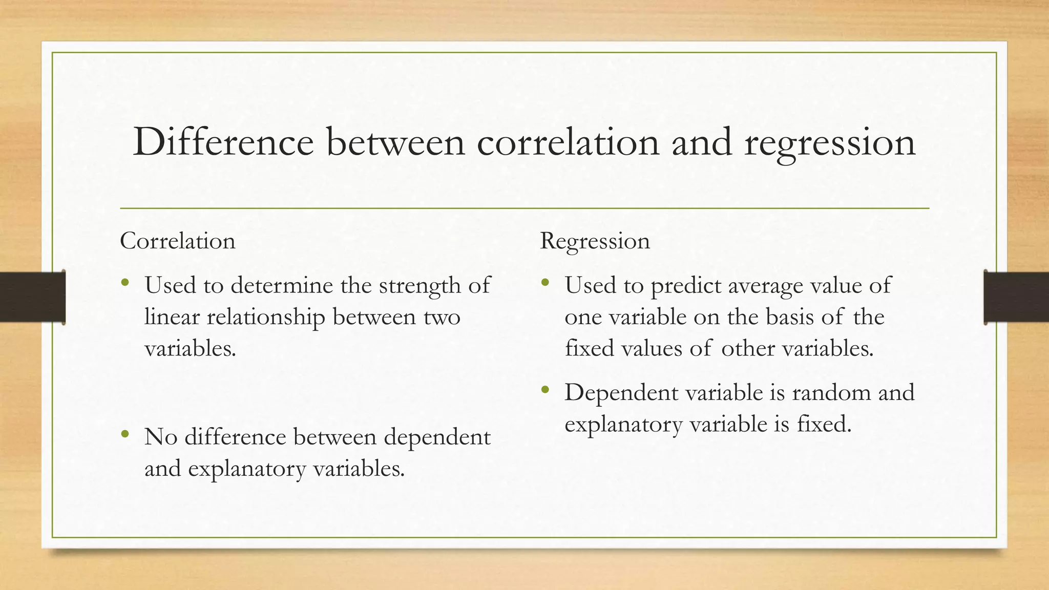 Simple linear regression | PPTX