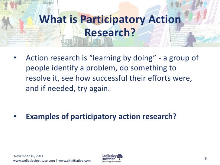 examples of community based participatory research Use of community based participatory research (cbpr) to develop.