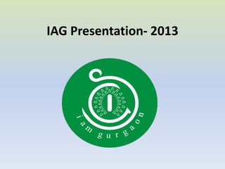 IAG Presentation- 2013
 