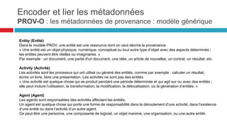 RÉFÉRENCES
• Édition ouverte : http://fr.slideshare.net/btsmultimedia/planchenmipdf?next_slideshow=1
• Feuille de route ministère de la culture : http://bit.ly/mccWeb3
• Exploration du rdf : http://en.lodlive.it/?http://dbpedia.org/resource/Boris_Vian
Culture clic : http://youtu.be/ARi03GxVvZY
 Publications:
Coyle, Karen, Understanding the Semantic Web: Bibliographic Data and Metadata. Library Technology Reports, Janvier 2010
Séminaire INRIA, Métadonnées: mutations et perspectives, ADBS, 2008
Crédits:
Aurélien Couraux, Gautier Poupeau, Emmanuelle Bermès, Ivan Herman, Fabien Gandron : présentations sur le web
illustrations: jlmaral, widdowquinn, wiccked, Fenng(dbanotes), LaChan, Laughing Squid, LZdR, woicik CC BY-NC 2.0
Liens :
SEDA: http://www.archivesdefrance.culture.gouv.fr/seda/
MODS http://www.loc.gov/standards/mods/
Dublin Core http://dublincore.org/
SKOS http://www.w3.org/TR/skos-reference/
METS http://loc.gov/METS
RDF http://www.W3C.org/RDF
OWL2 http://www.W3C/OWL2
ARK https://confluence.ucop.edu/display/Curation/ARK
OAI-PMH http://www.openarchives.org/OAI/openarchivesprotocol.html
Contact: p.romain@cg33.fr twitter: @keronos
68
 