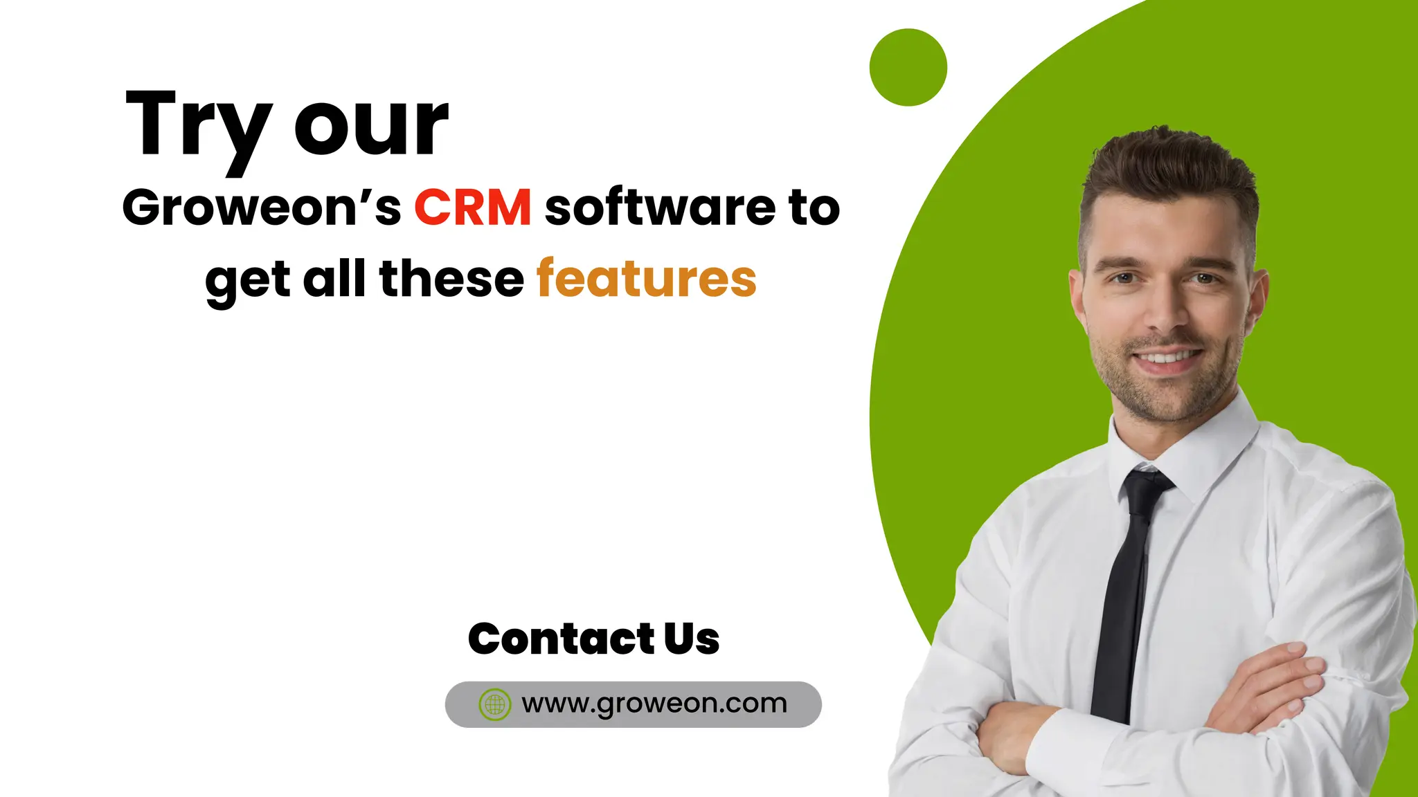Lead Management Regards Groweon S Crm Software Ppt