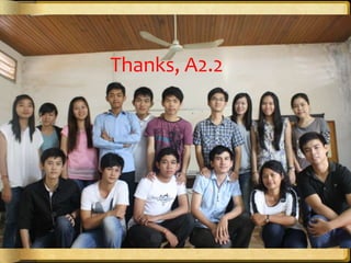 Thanks, A2.2
 