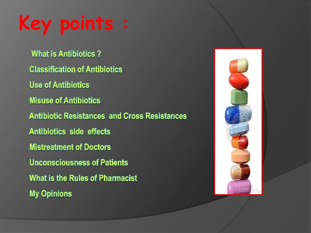 presentation about antibiotics
