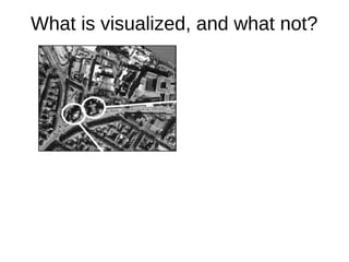 What is visualized, and what not?

 