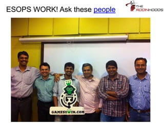 ESOPS WORK! Ask these people
 