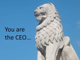 Tip 4: I love to use full screen
images with one liners to create
mental stories and to start a
discussion…
 